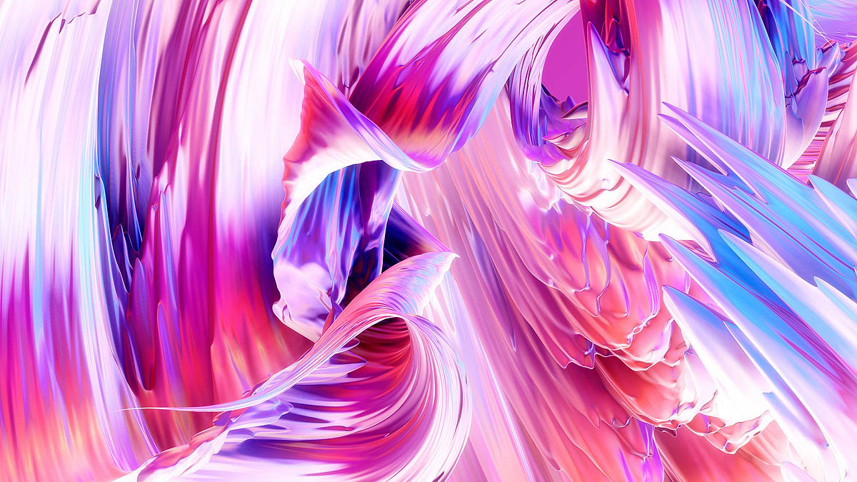 4 colorful motion graphcis digital painting by ari weinkle