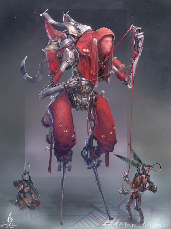 embroider digital painting game characters