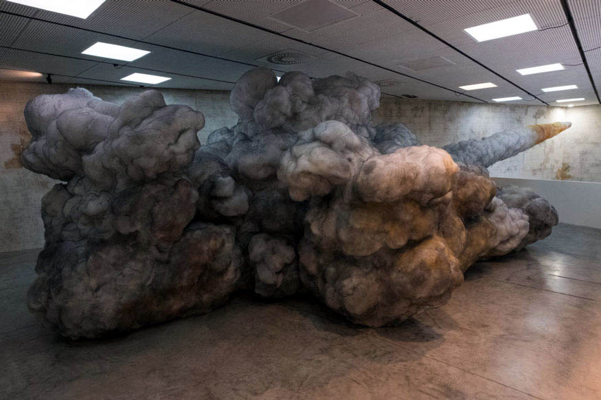 styrofoam sculpture by gal weinstein