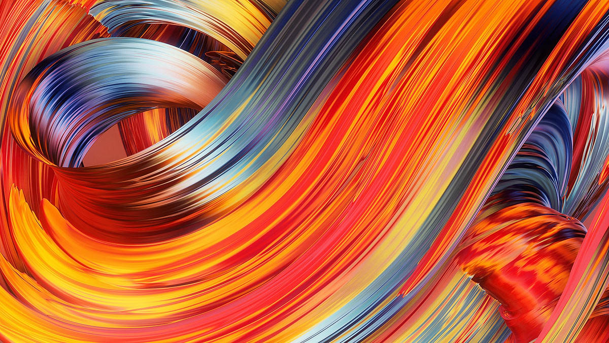 6 colorful motion graphcis digital painting by ari weinkle