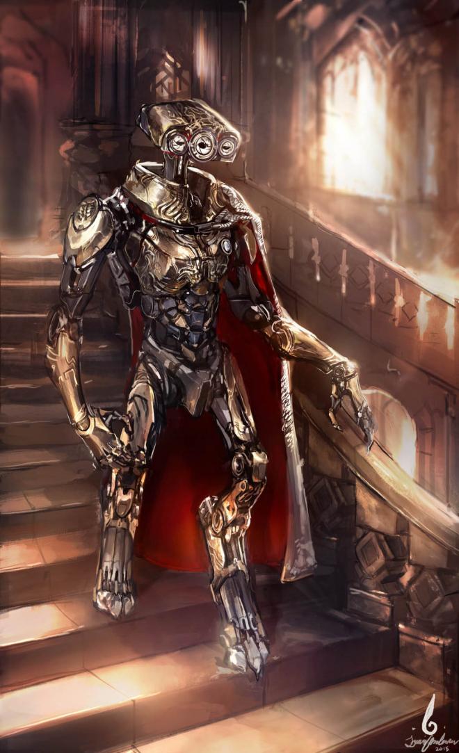demolition digital painting game characters