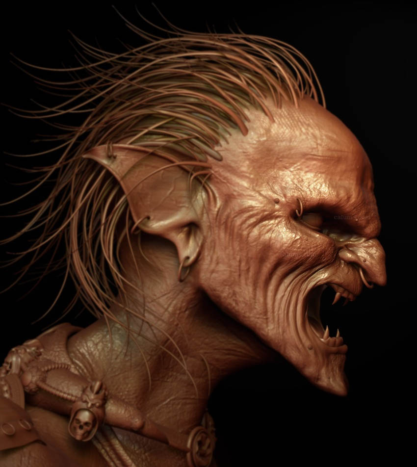 6 monster 3d character design by calum andrews