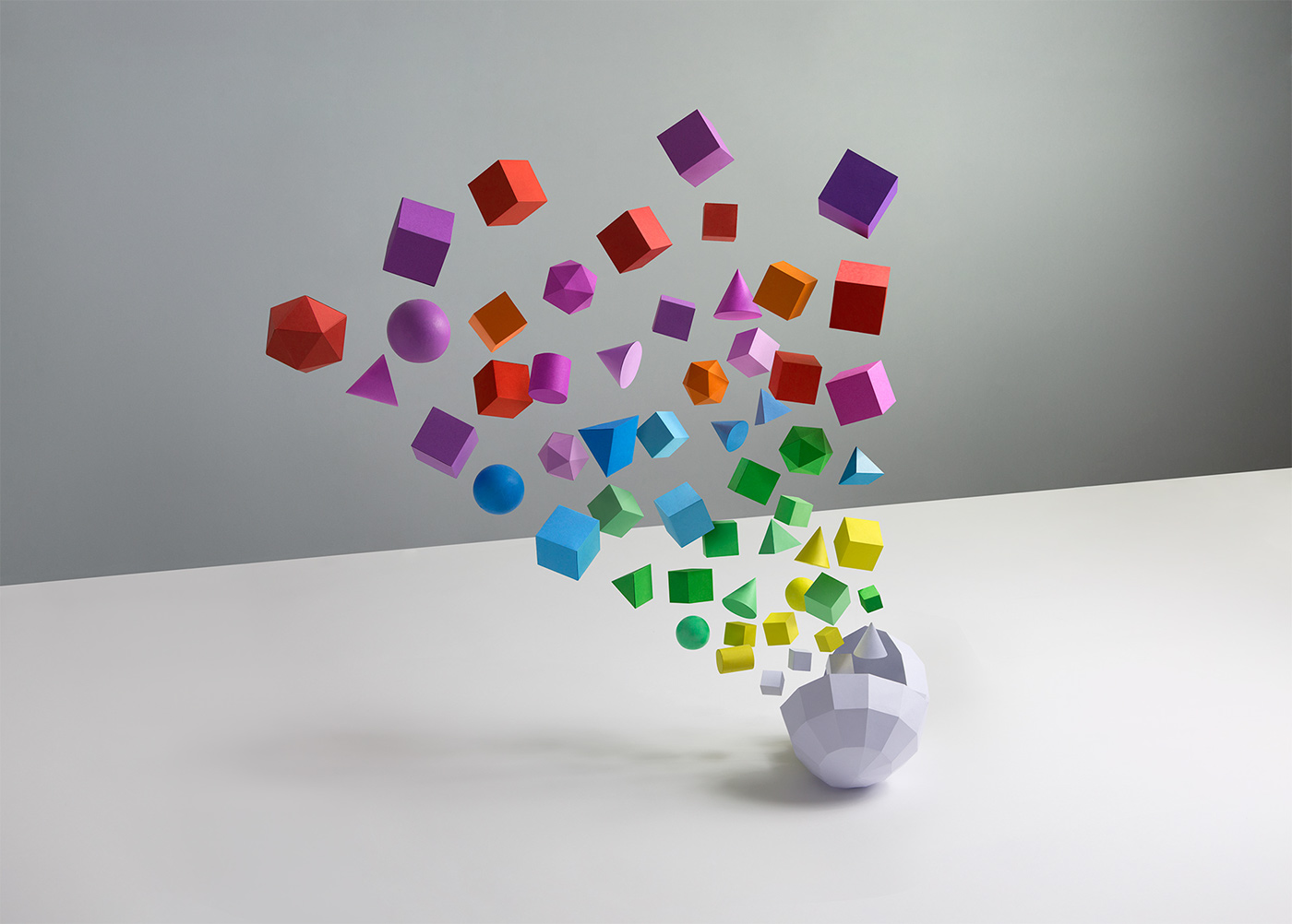 6 shapes advertising crafts ideas by noelia lozano
