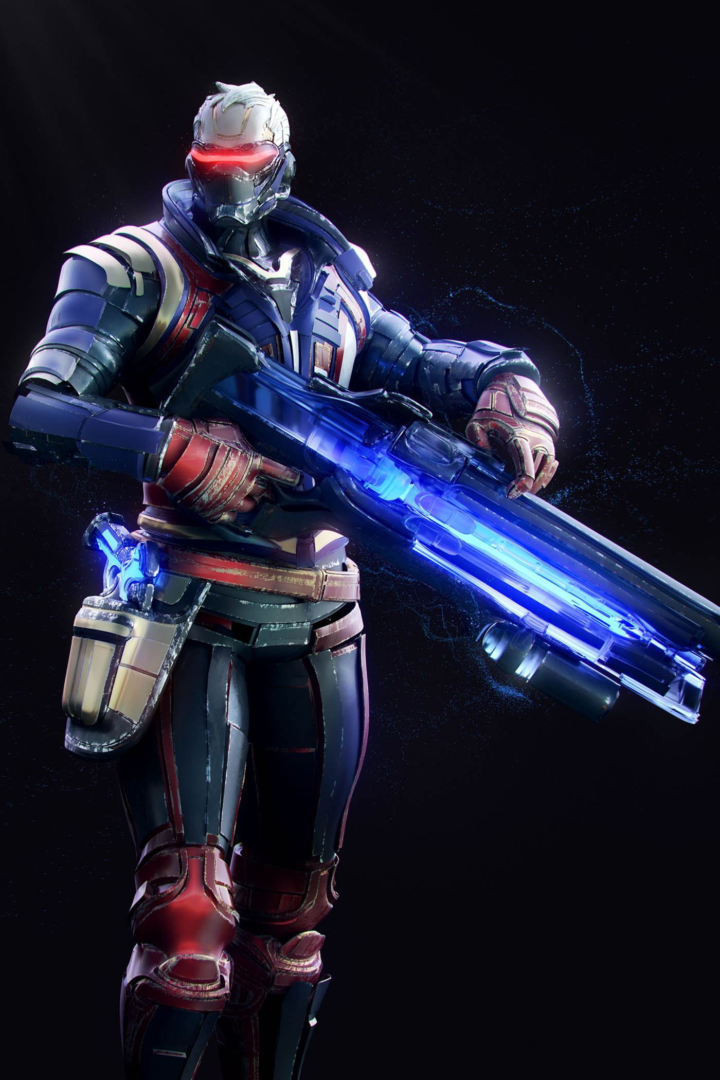 6 soldier digital game character designs by adam spizak