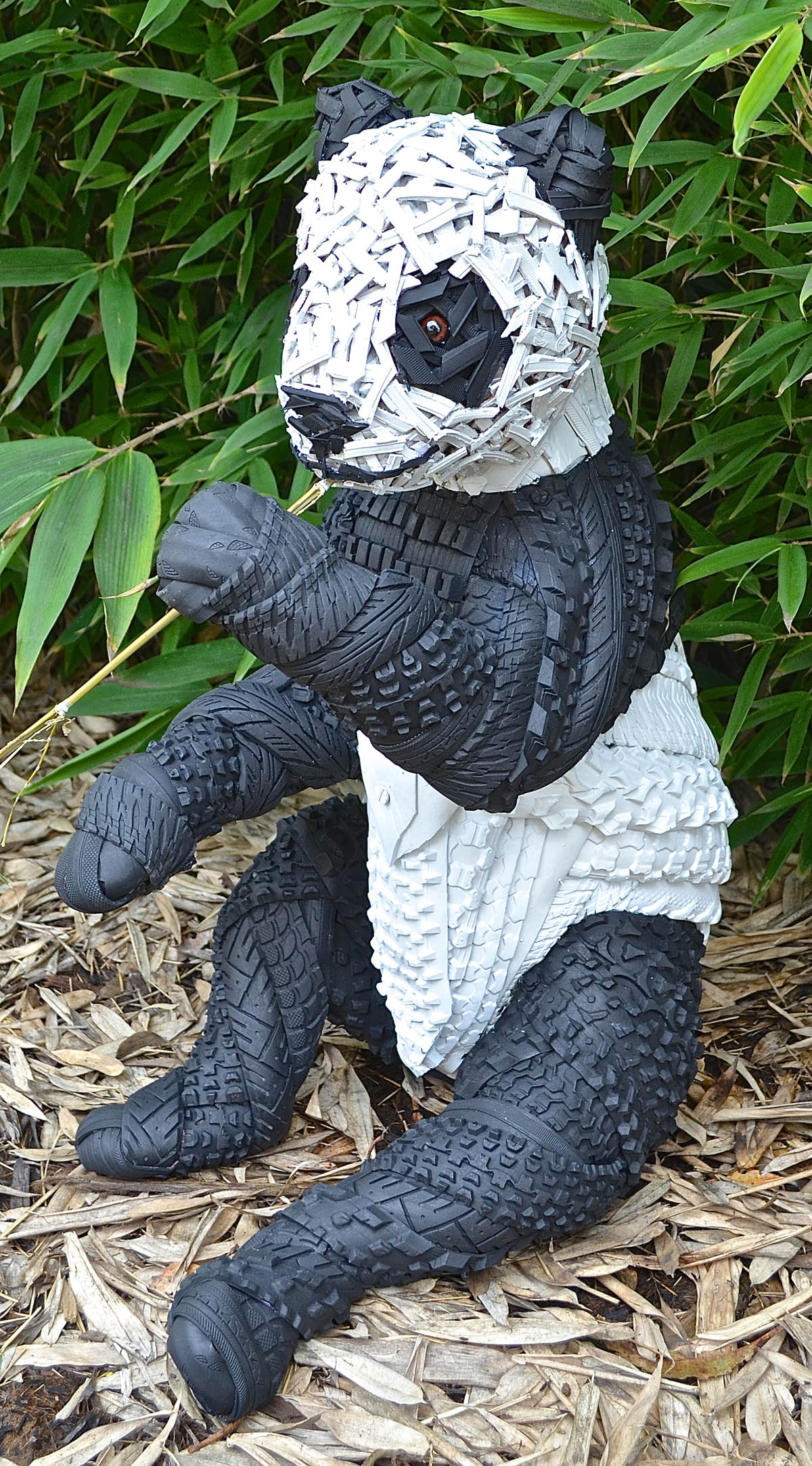 6 tire sculpture by blake mcfarland Image