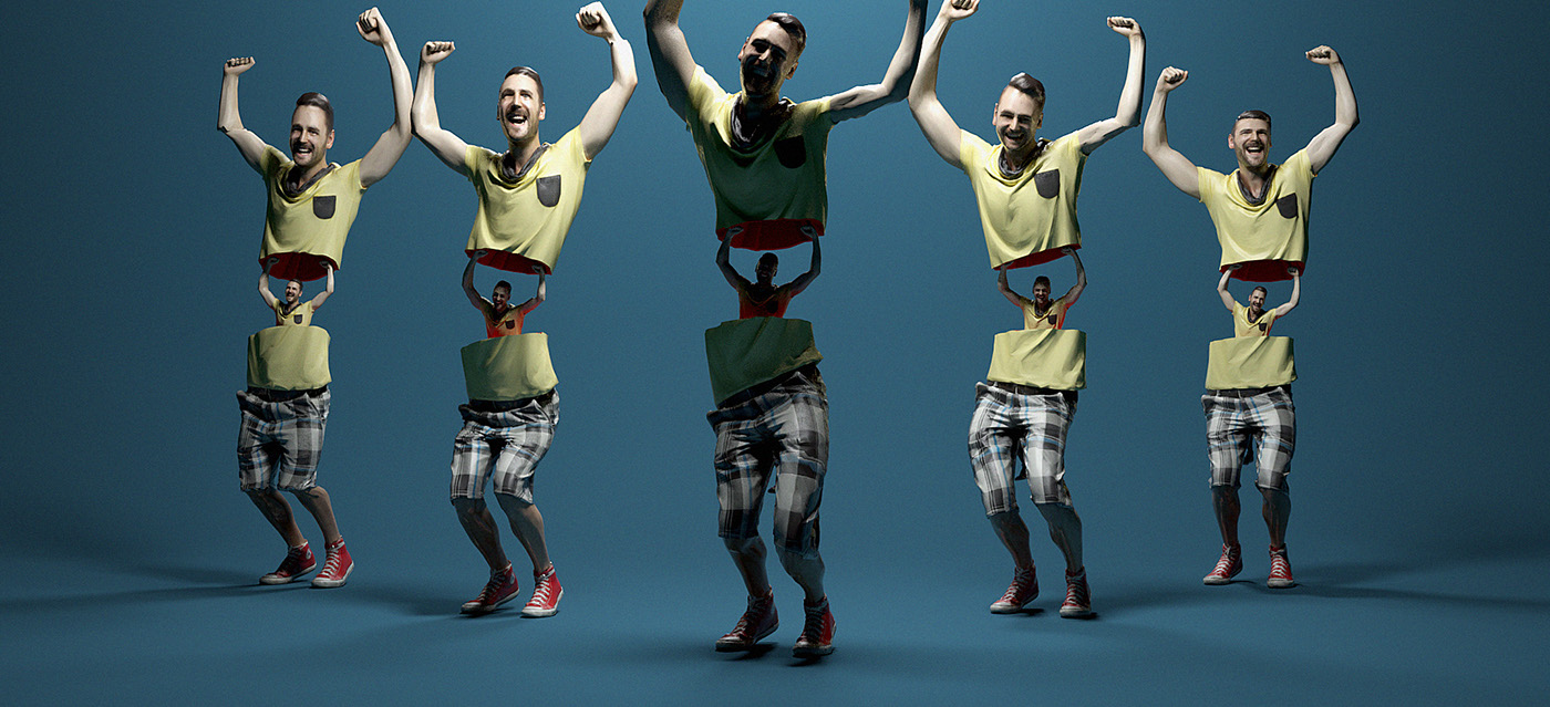 7 dance motion graphics animation by kouhei nakama