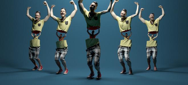 dance motion graphics animation