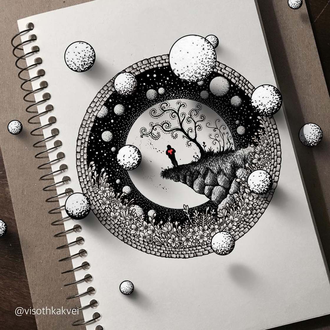 7 doodle art by visothkakvei