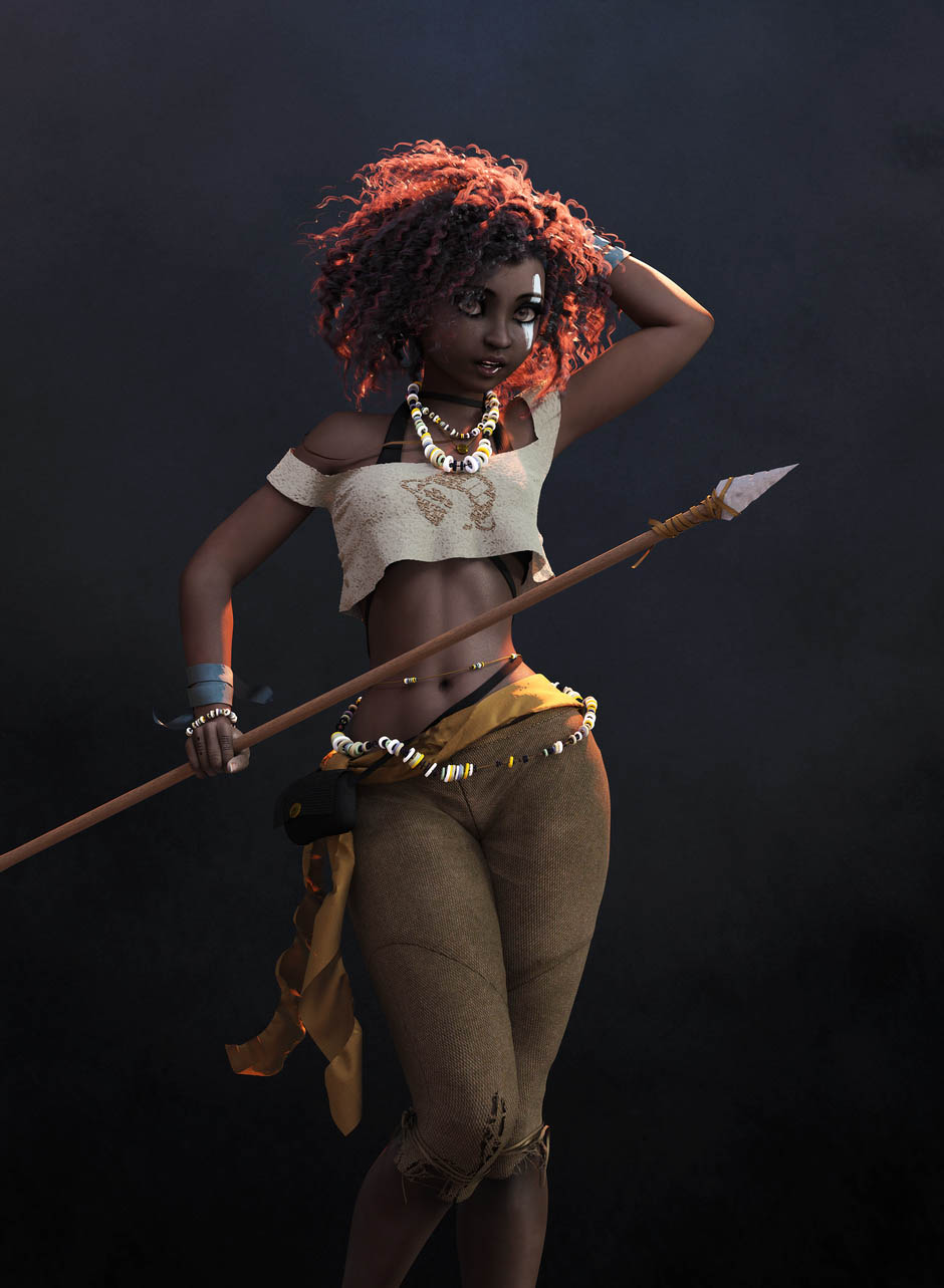 7 hunteress 3d models by jason knight