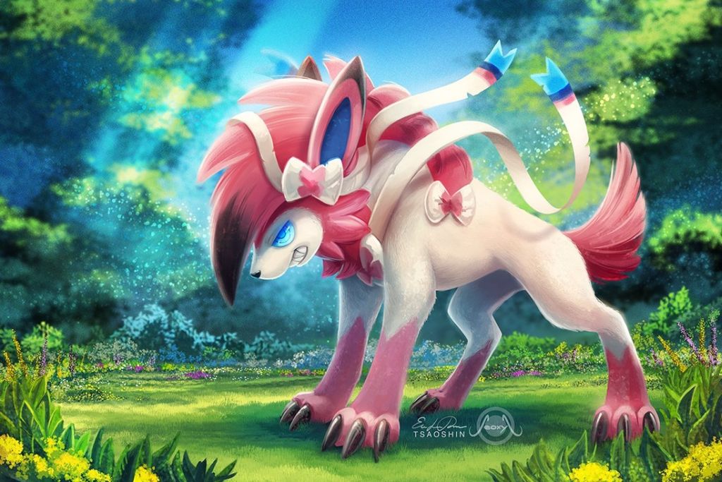 7 lycanveon artwork by tsaoshin