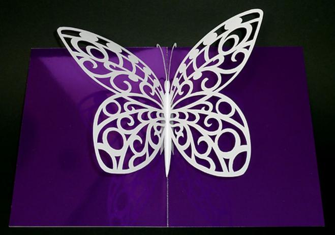 paper pop up card sculptures