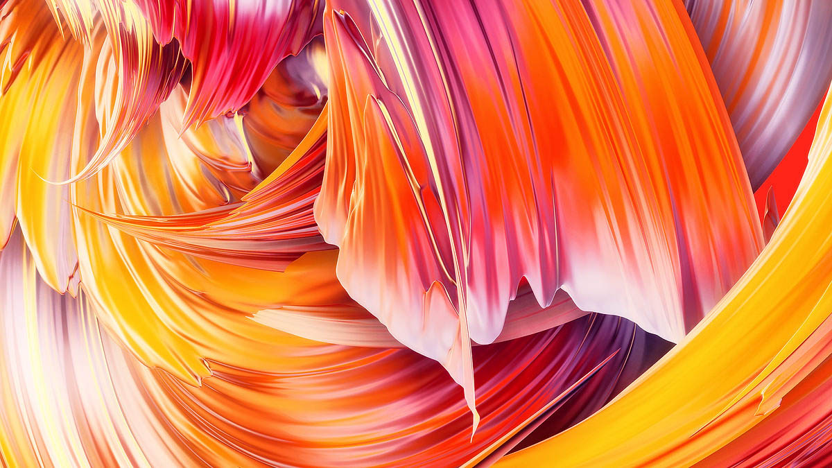 8 colorful motion graphcis digital painting by ari weinkle