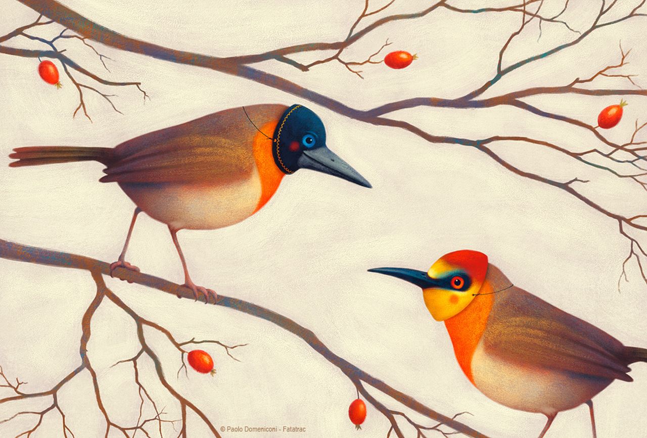 8 illustrations by paolo domeniconi