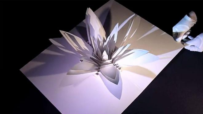 paper pop up card sculptures
