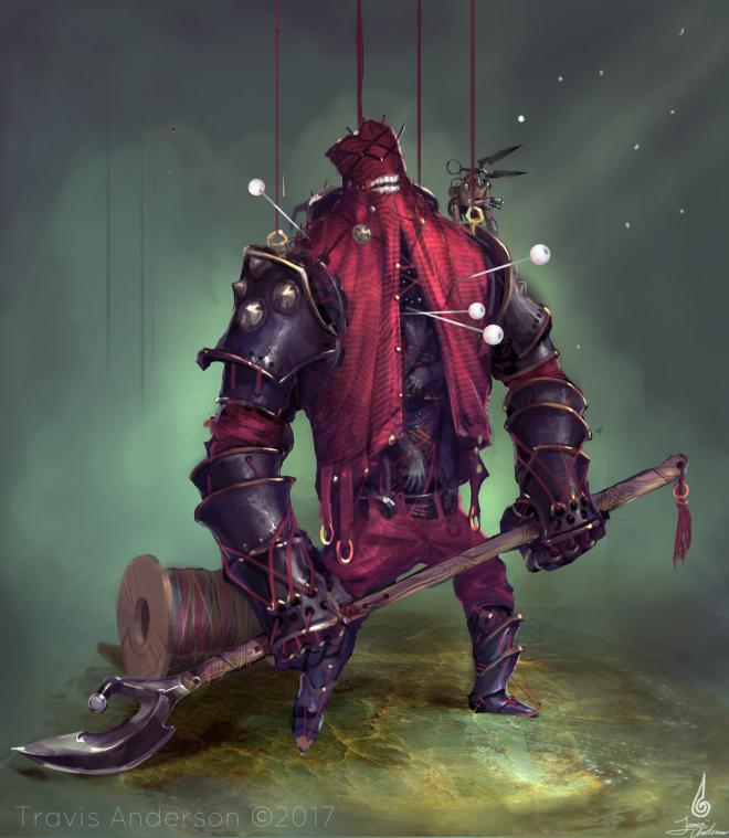 seam ripper digital painting game characters