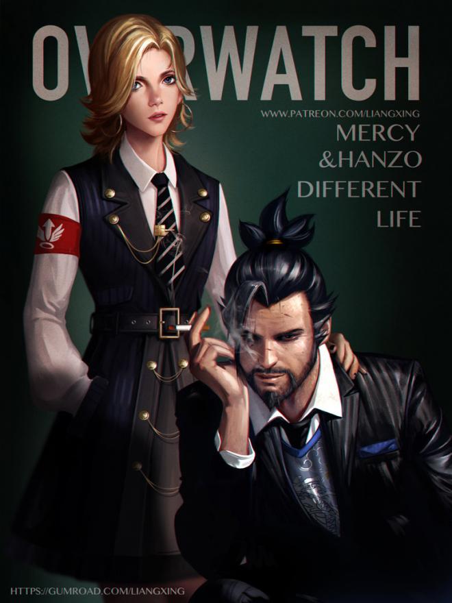 overwatch digital art