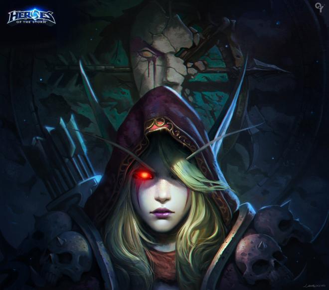heroes of the storm digital art