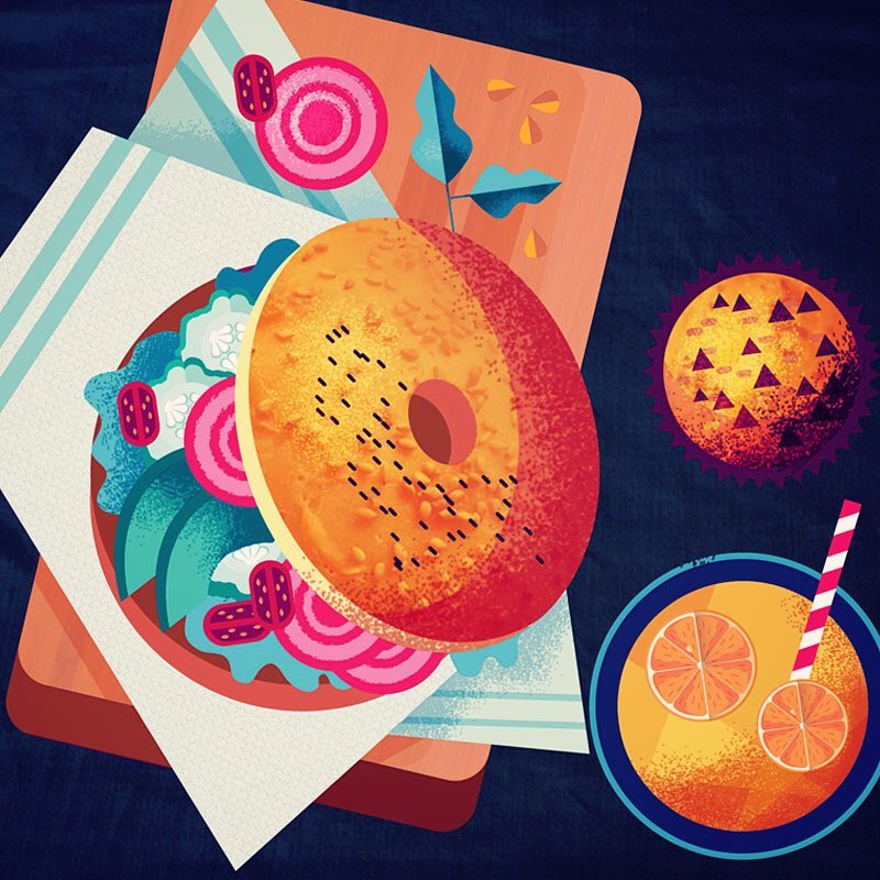 13 digital illustrations by maite franchi
