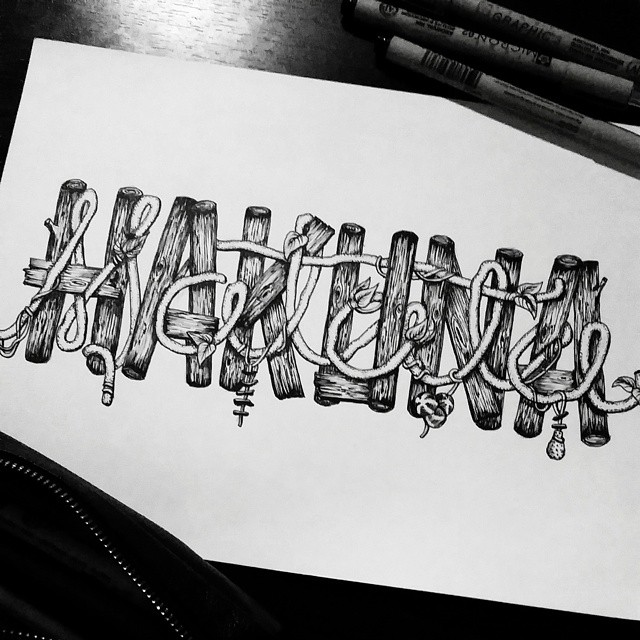 hakuna typography
