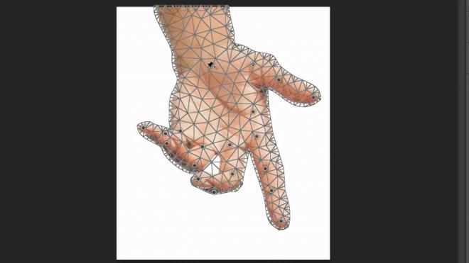 photoshop puppet warp