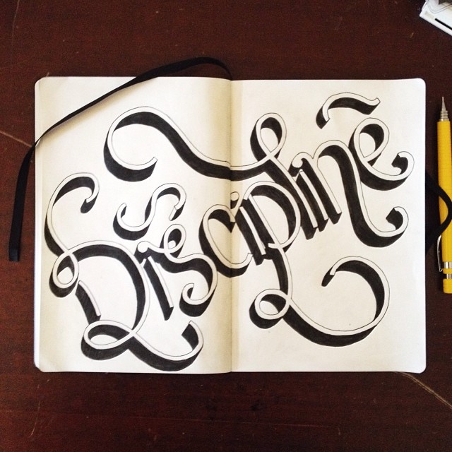 3 discipline typography by amadus malmen