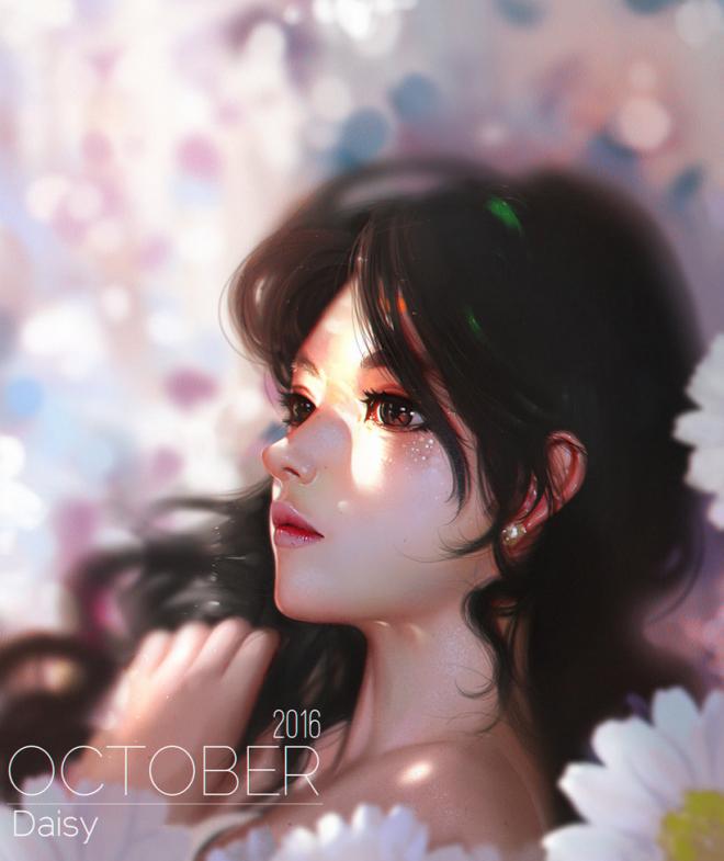 daisy digital art