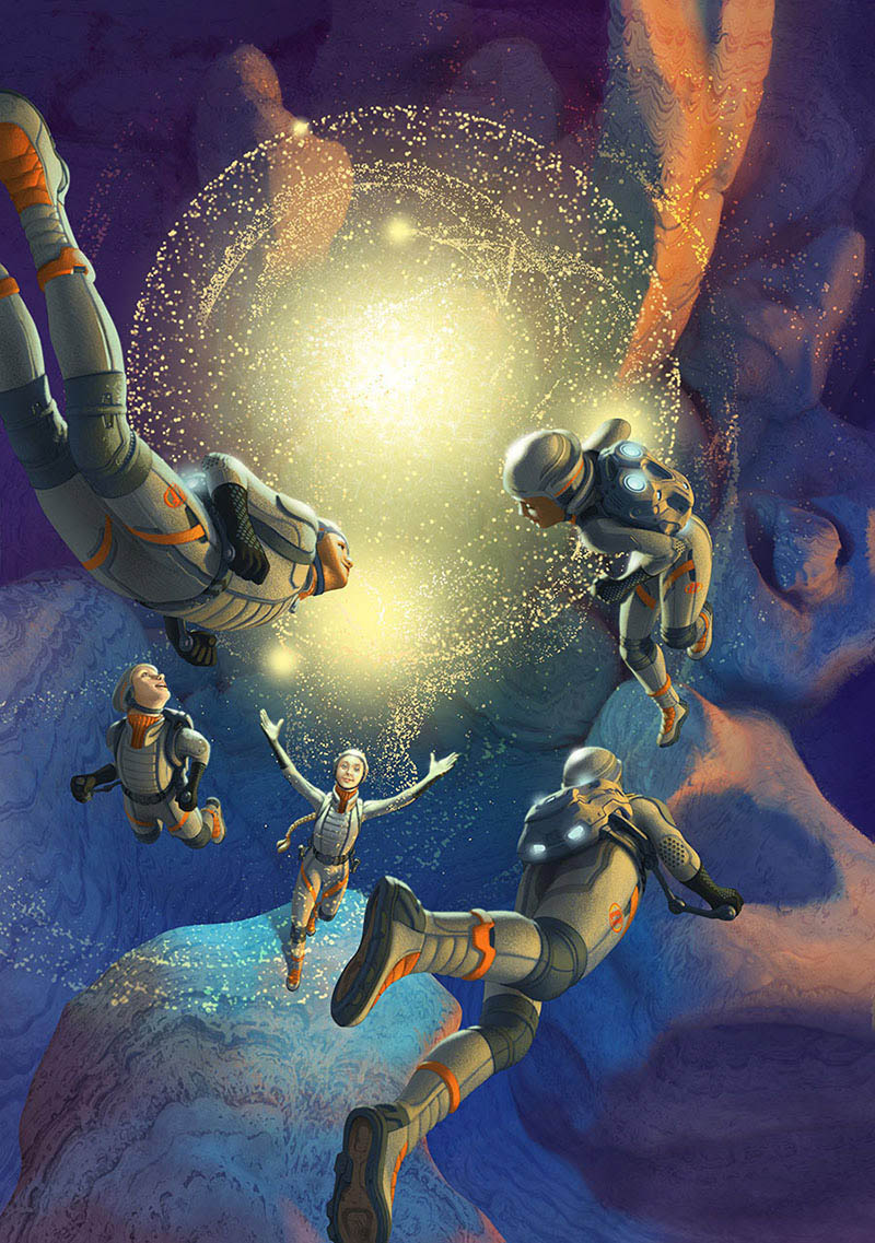 space illustration by antonio caparo