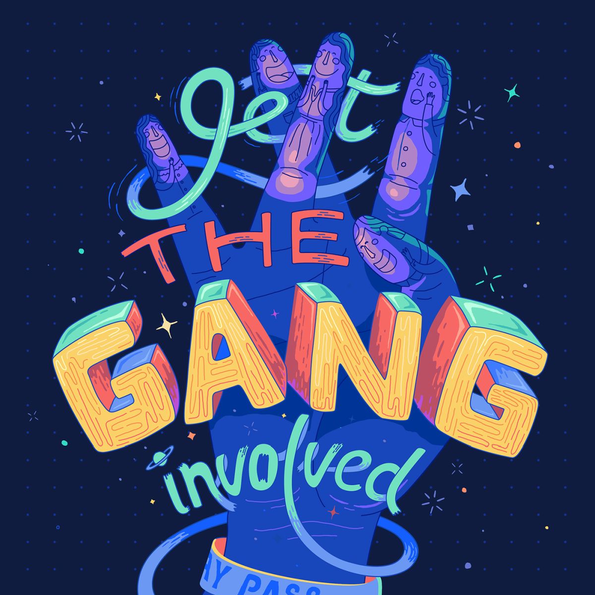 7 creative typography design poster by lena