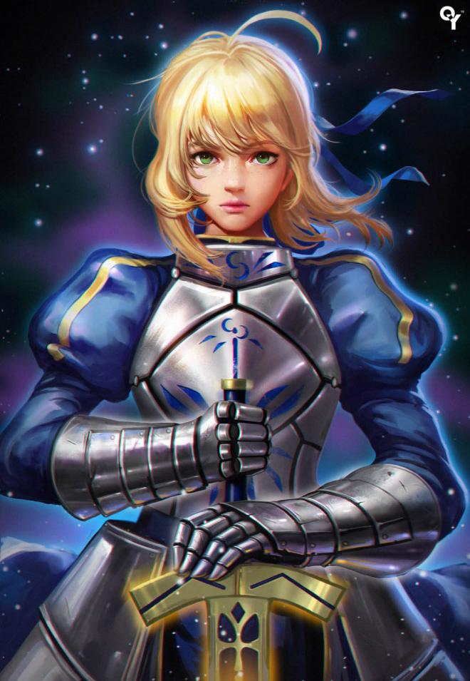 saber digital art