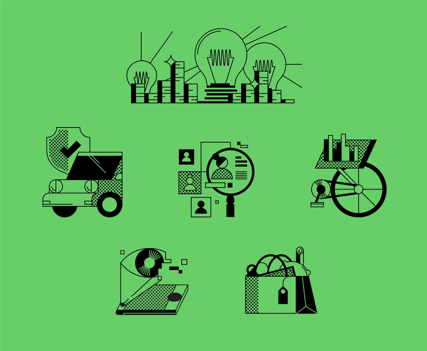 10 editorial illustrations by aleksander savic