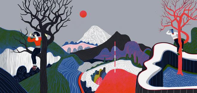 mountain digital art