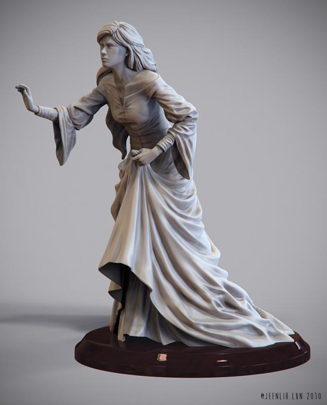 ophelia 3d model