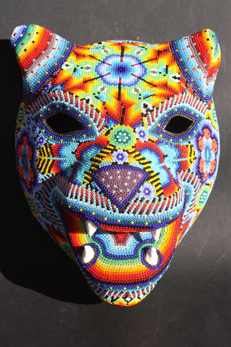 19 beaded massive mural huichol art