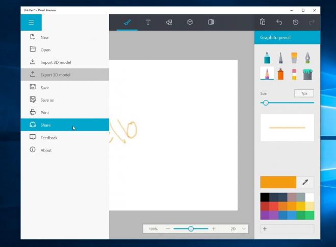 ms painting app windows10