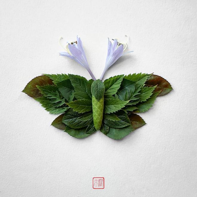 creative art idea flower