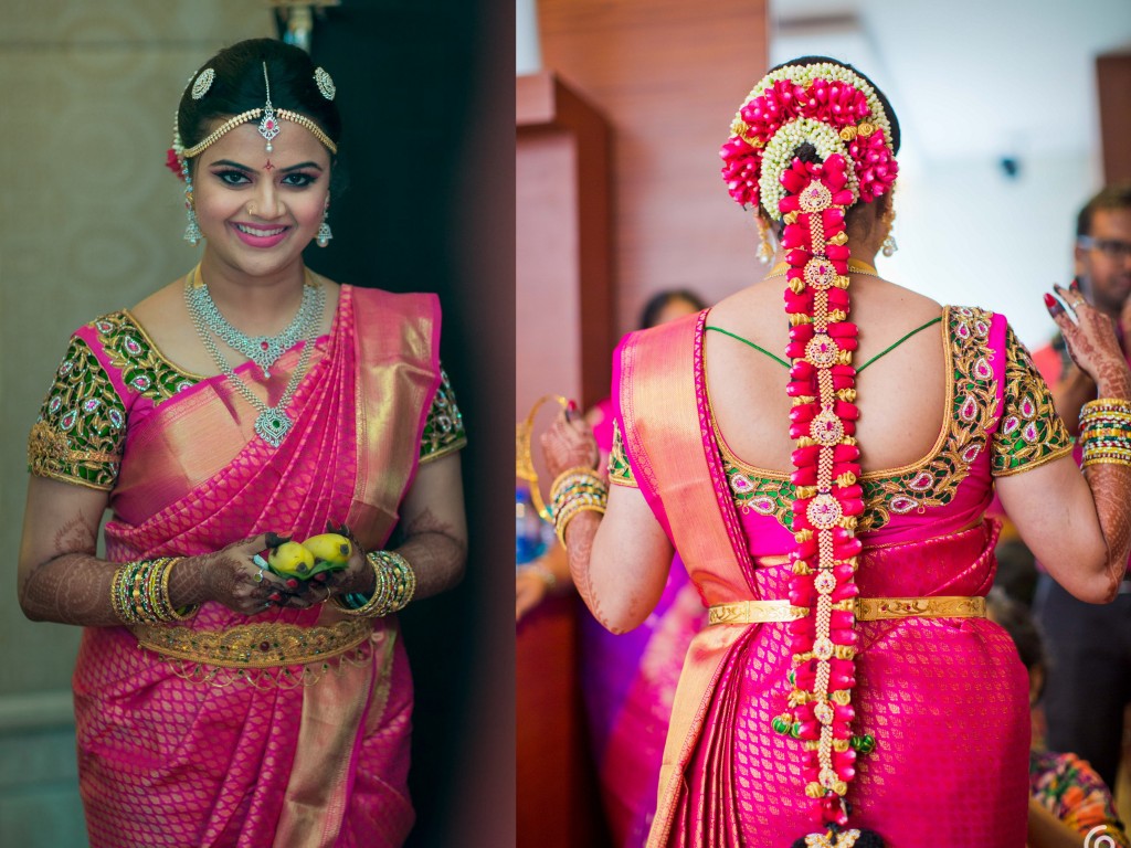 4 indian bridal hairstyle flowers | Image