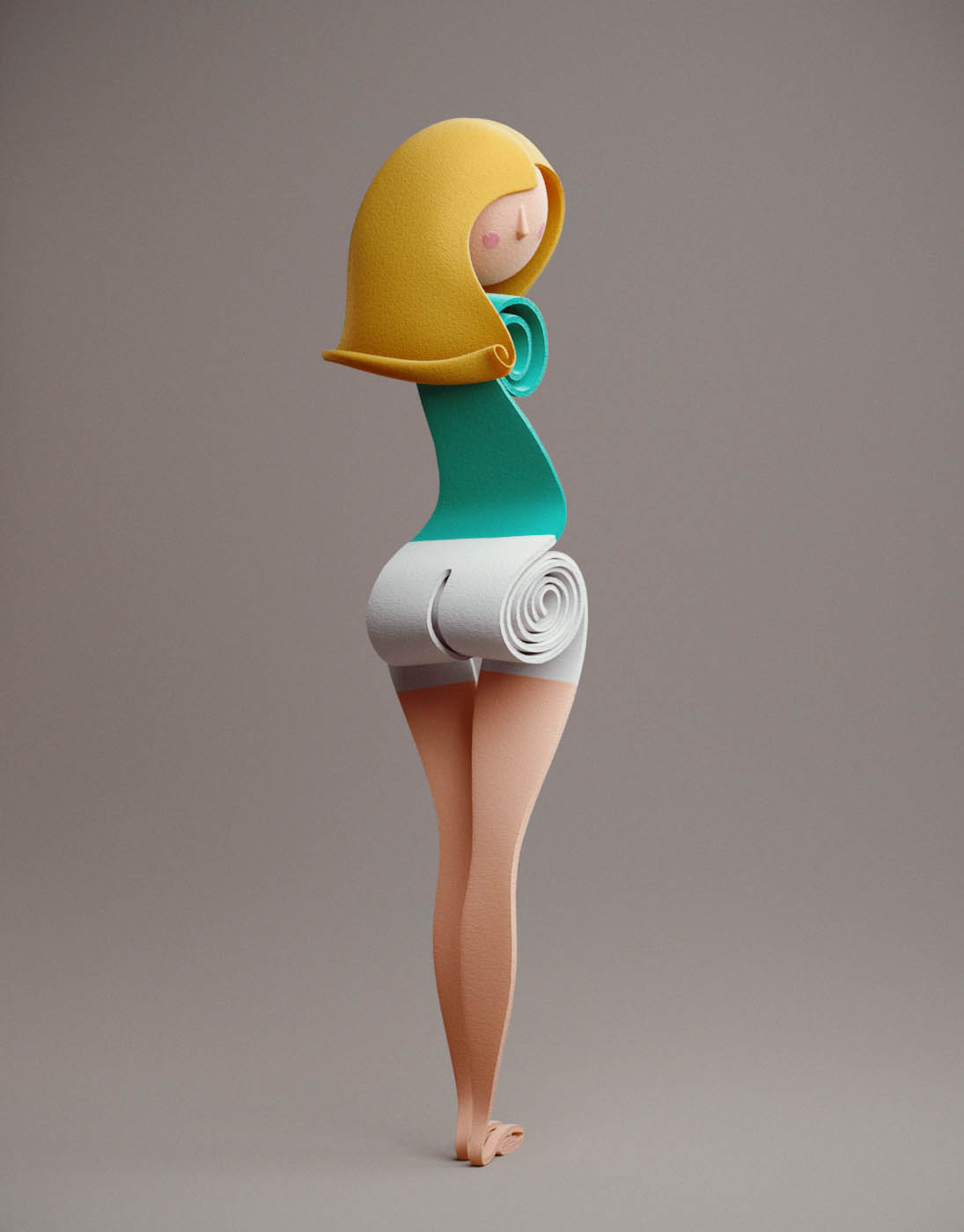 4 lady quilling paper art by milosz wlazlo