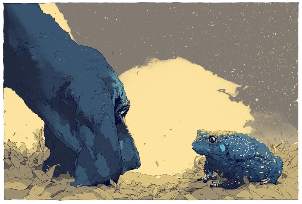 5 editorial digital illustrations by simon