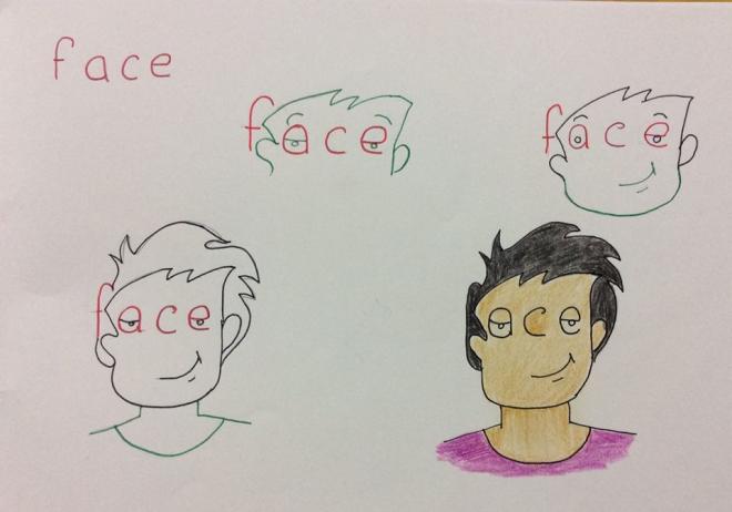face wordtoon
