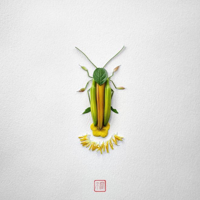 creative art idea flower