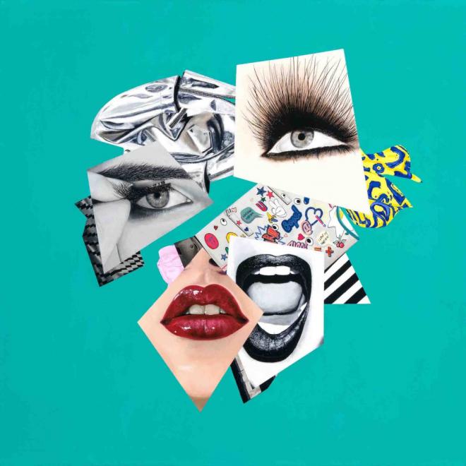 woman photo collage woman photo collage