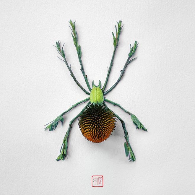 creative art idea flower