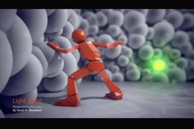 3d animation movie light sight
