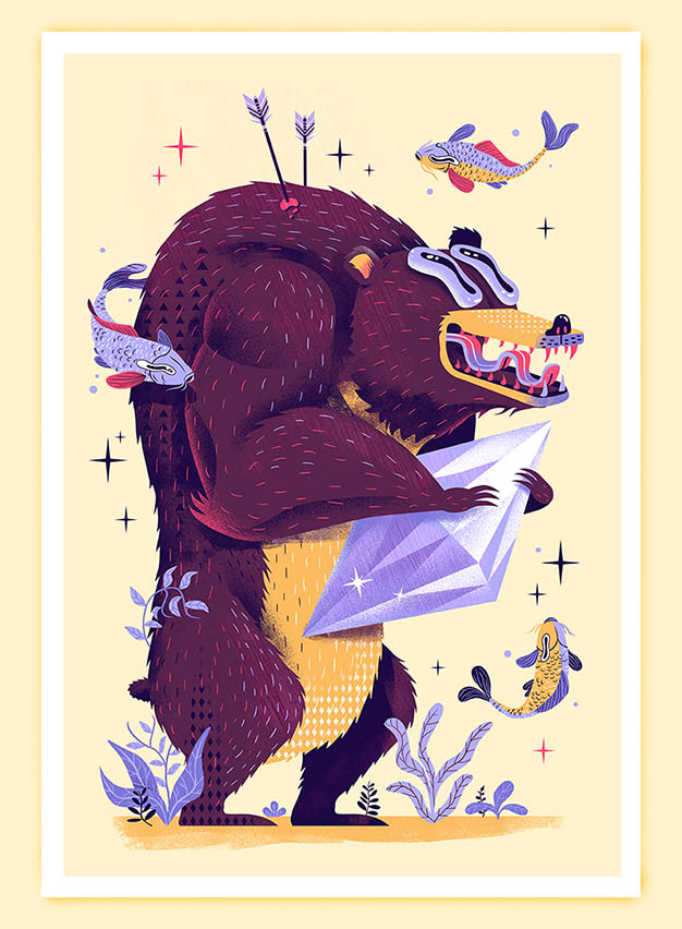 bear digital art