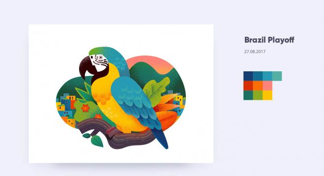 brazil illustration