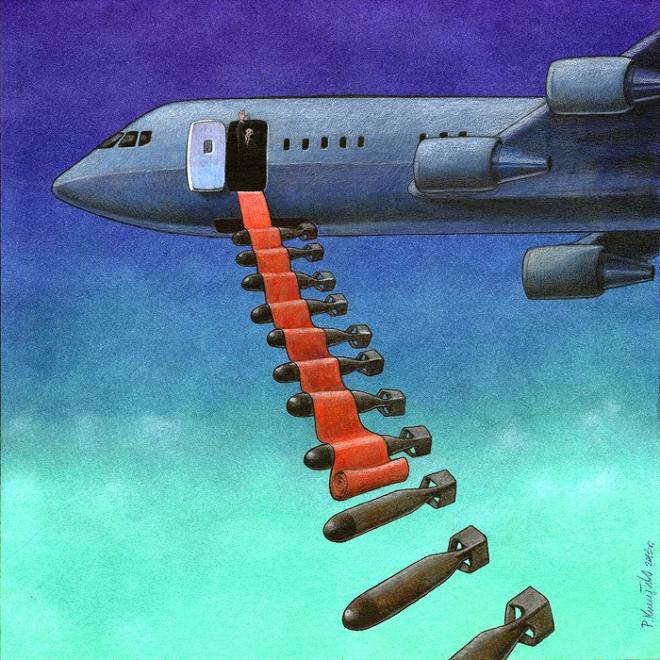 satirical creative drawing