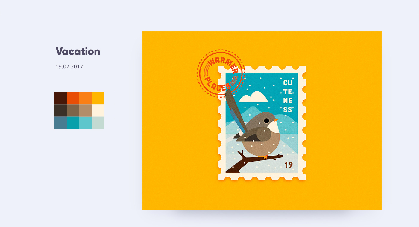 11 vacation illustration by anano miminoshvili