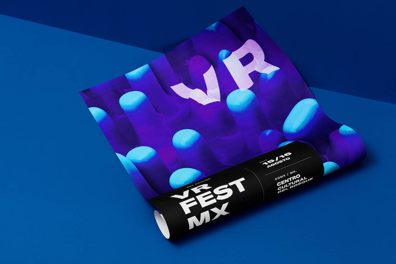 11 vr fest branding design by futura