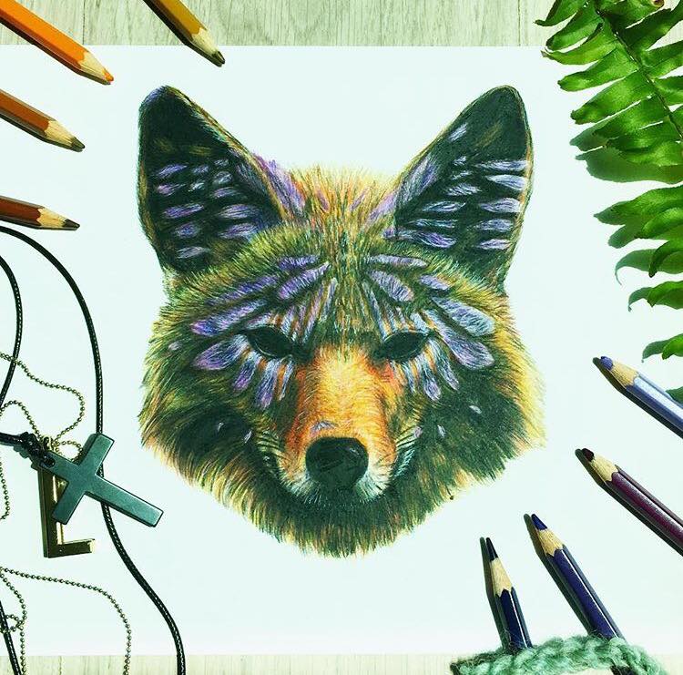 13 surreal color pencil drawing by leona chui