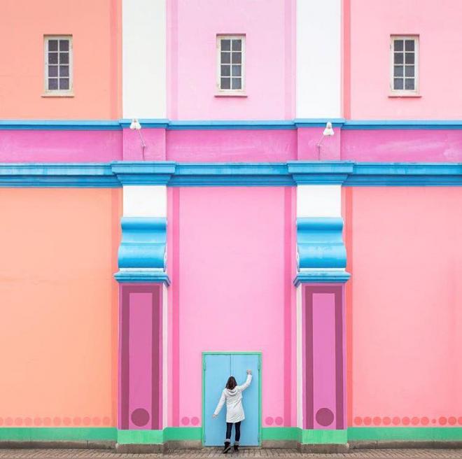 pink creative photography